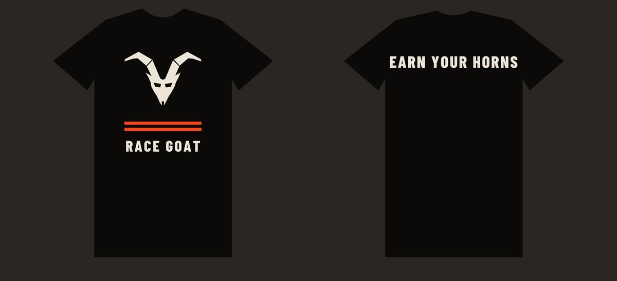 Camiseta de nivel Race Goat, con dos franjas